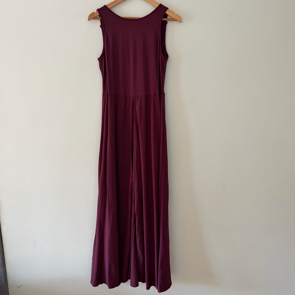 Halara Breezeful Zipper Sleeveless Pocket Contrast Quick Dry Jumpsuit Size M - Picture 9 of 11